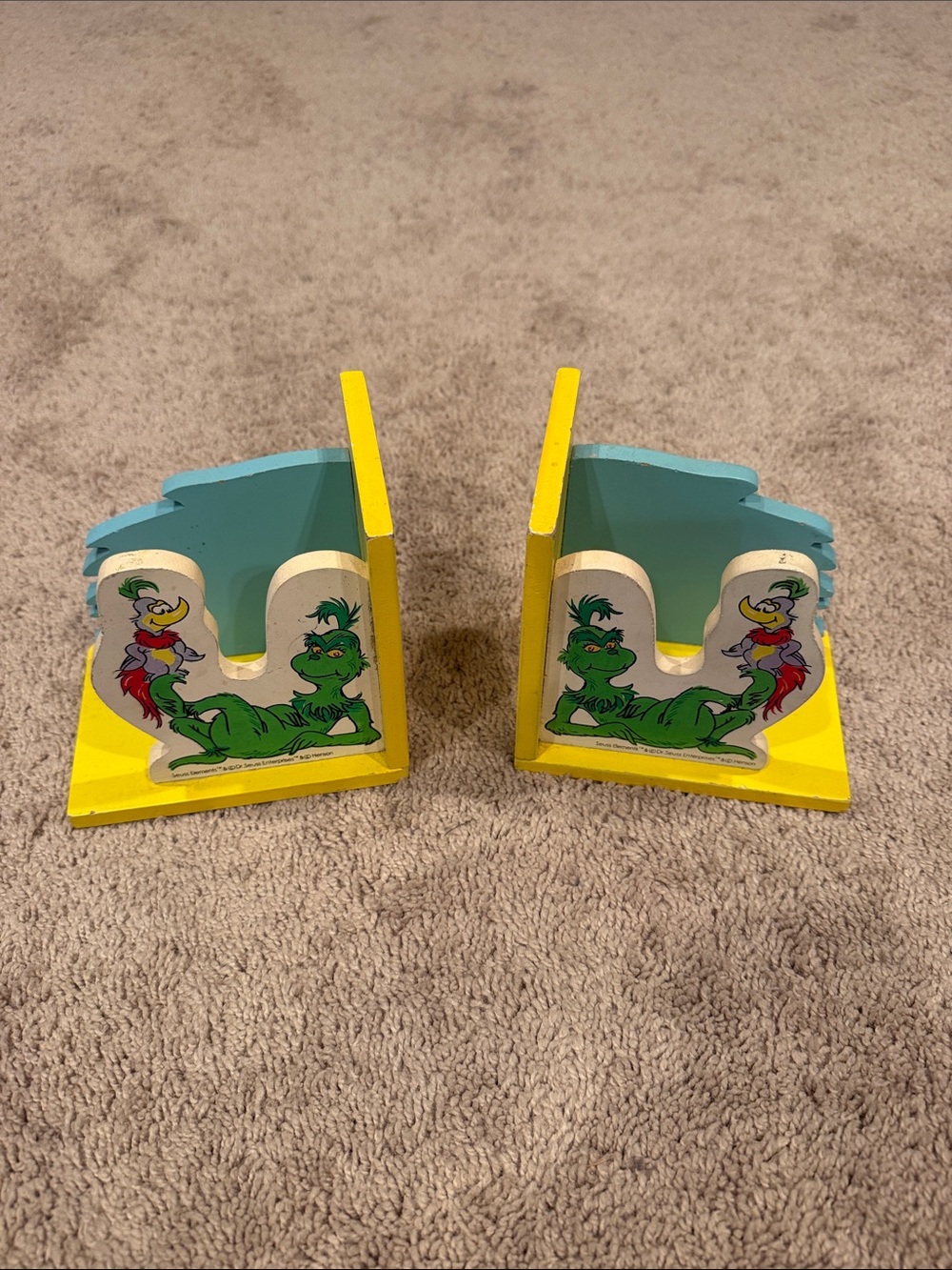 Grinch Bookends